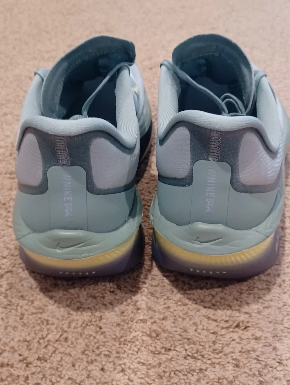 Nike Zoom Fly 6 running shoes in the Cannon/Seaweed colorway Mens Size 13